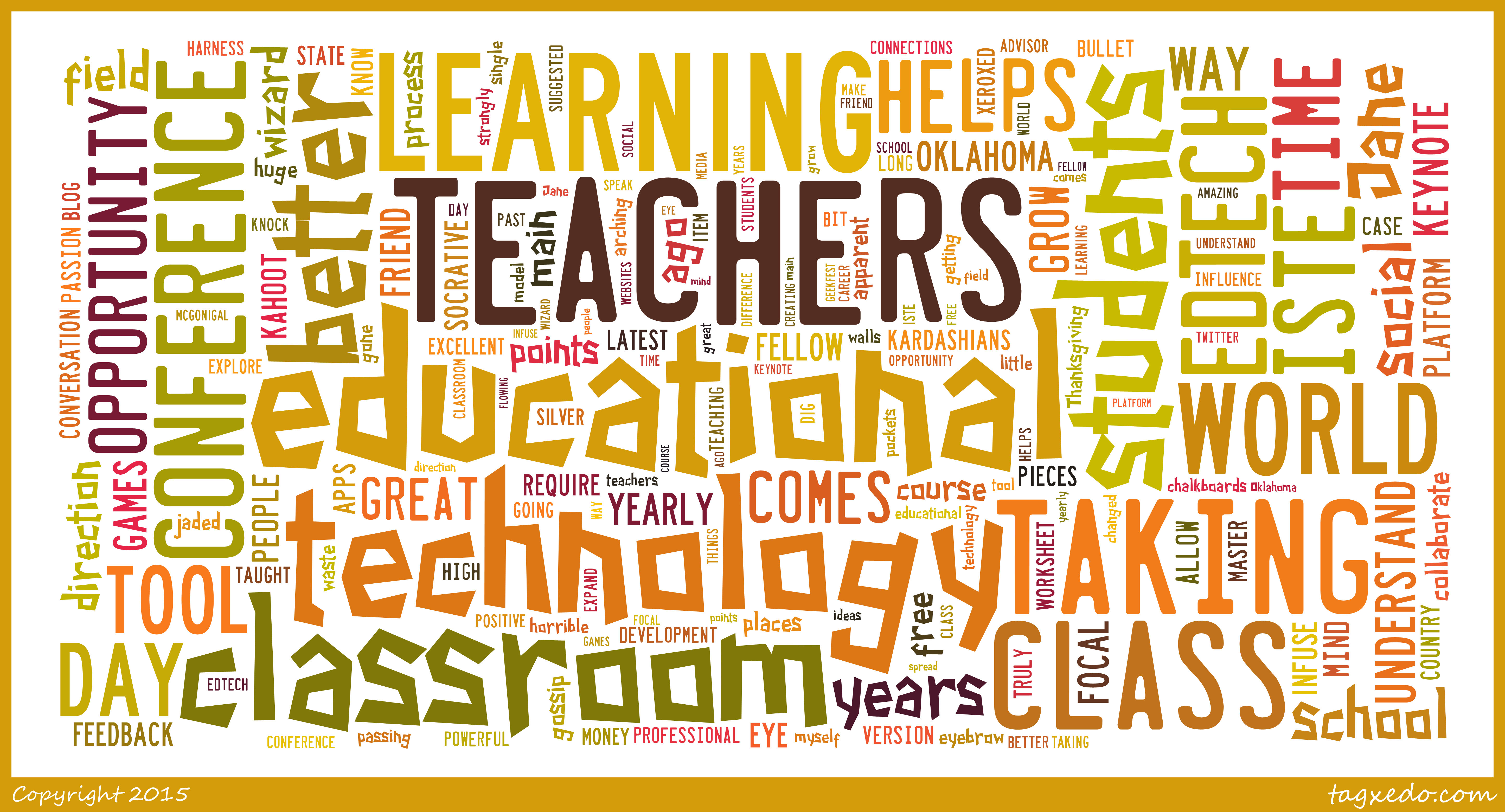 EdTech August Wordle • Teaching From Here