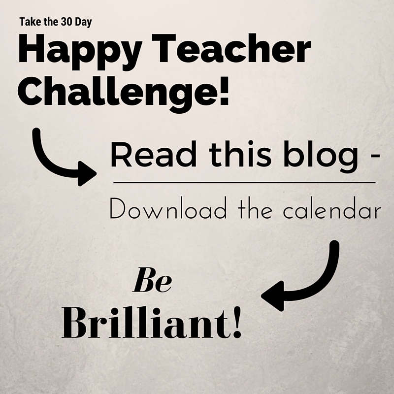 Happy Teacher Challenge • Teaching From Here